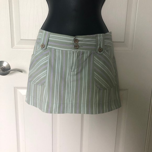 🌺3 for $25🌺 Red Camel Retro Stripped mini skirt - Picture 1 of 6